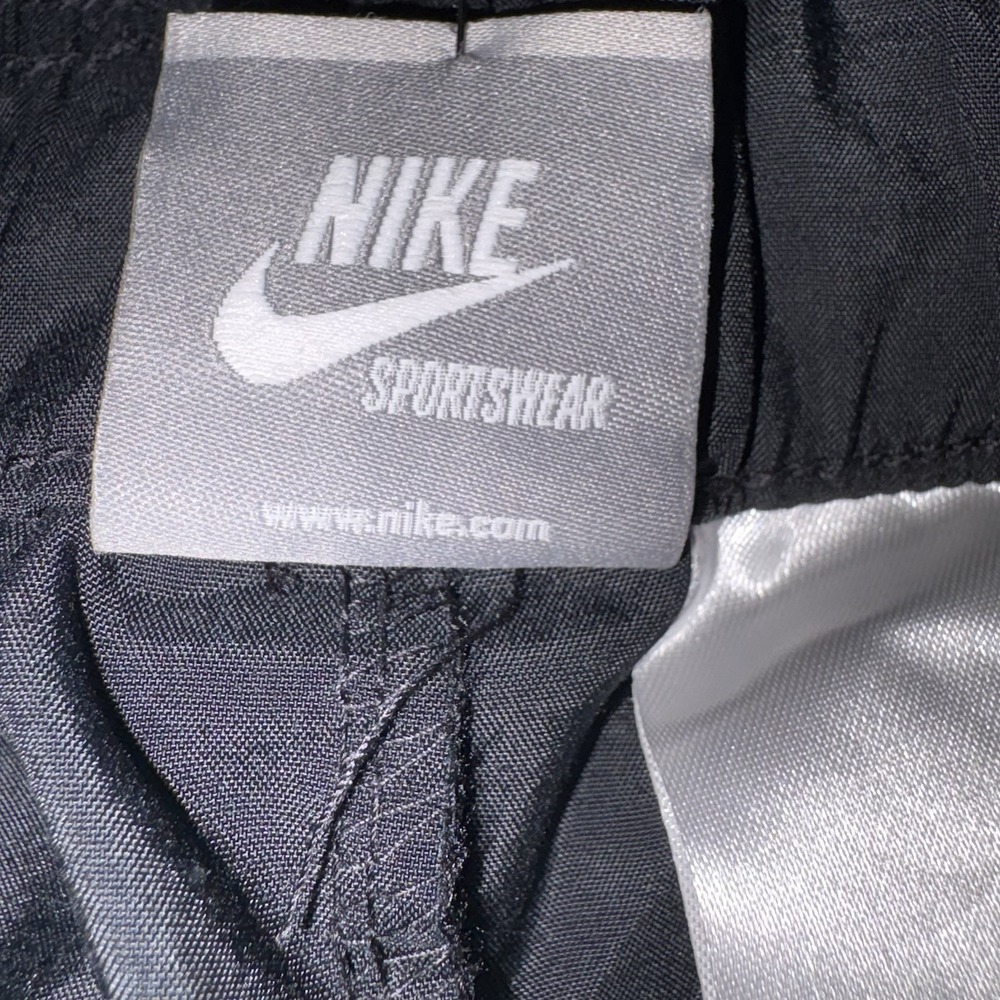 Vintage Nike 2-Piece Tracksuit Set Black White XS Zip Jacket & Pants 331139-010 - Picture 12 of 13
